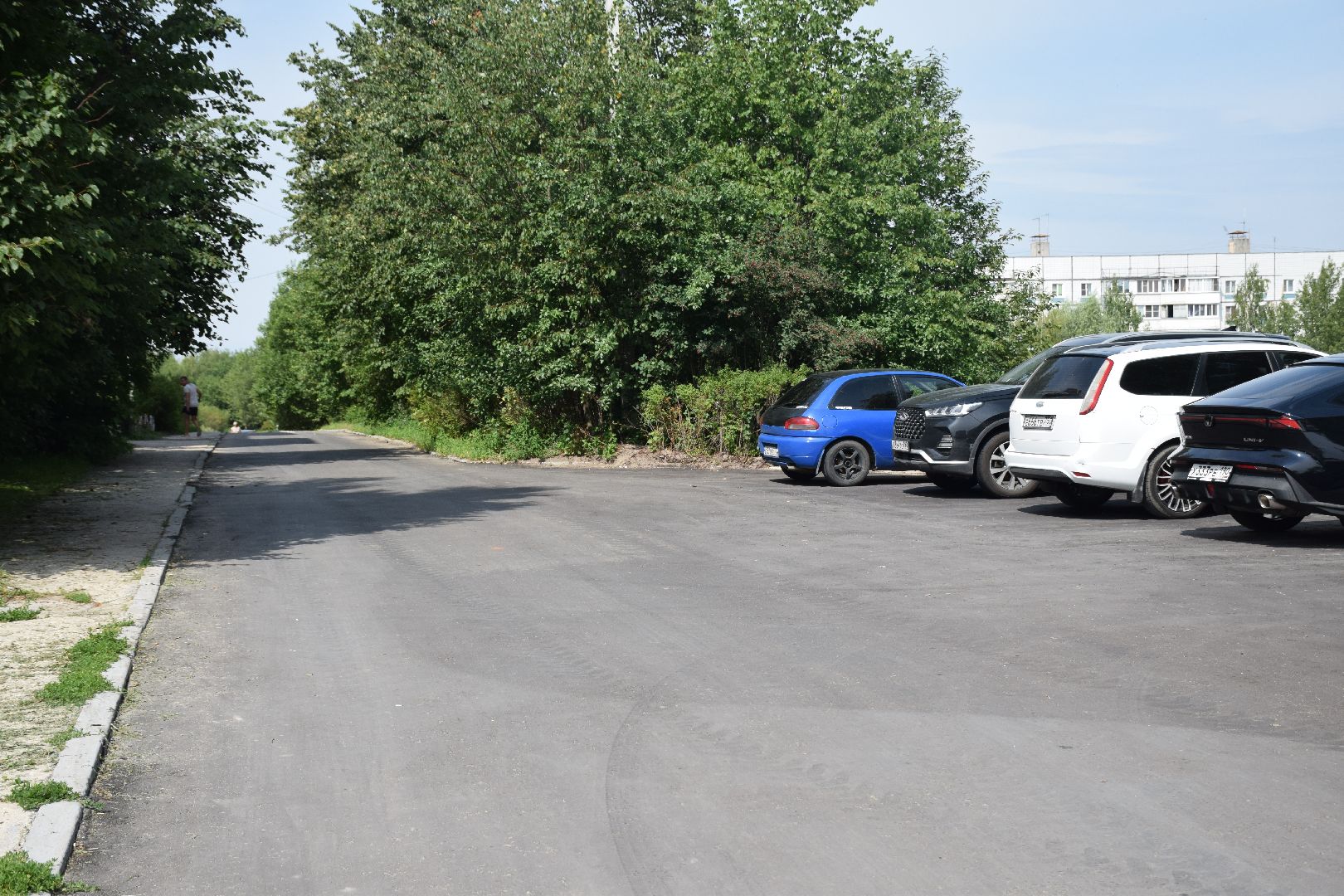 Электрогорск, городской округ Электрогорск, дворы, благоустройство, люди, асфальт