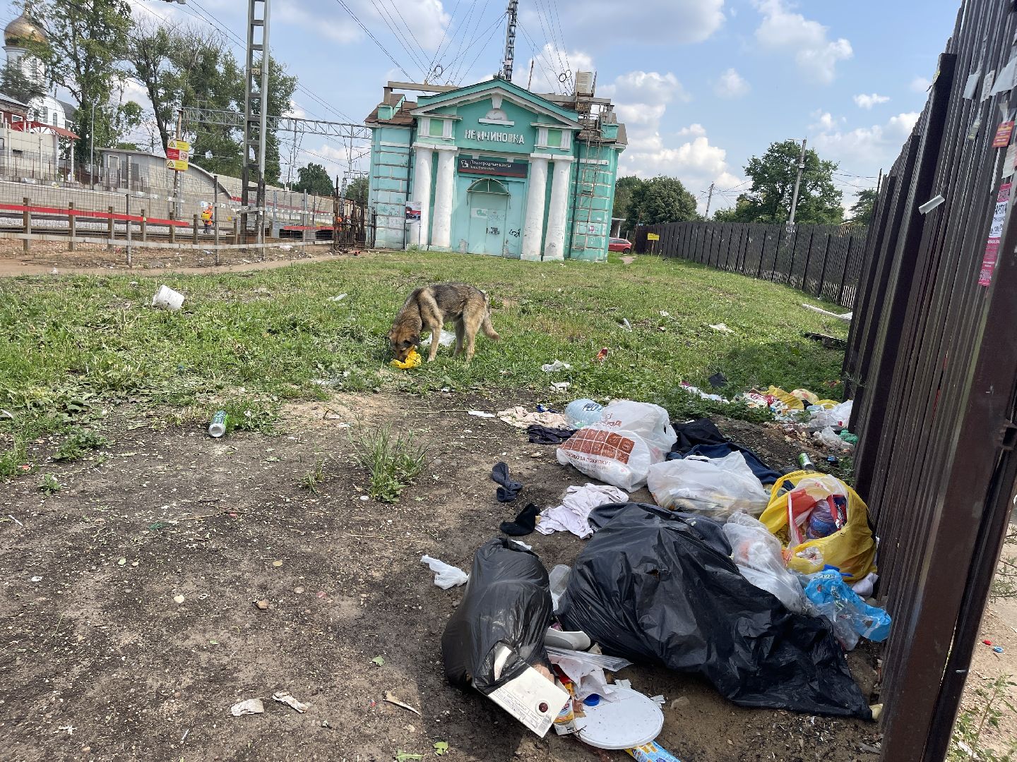 Одинцово, Немчиновка, РЖД, Рузский региональный оператор, мусор, станция, МЦД,