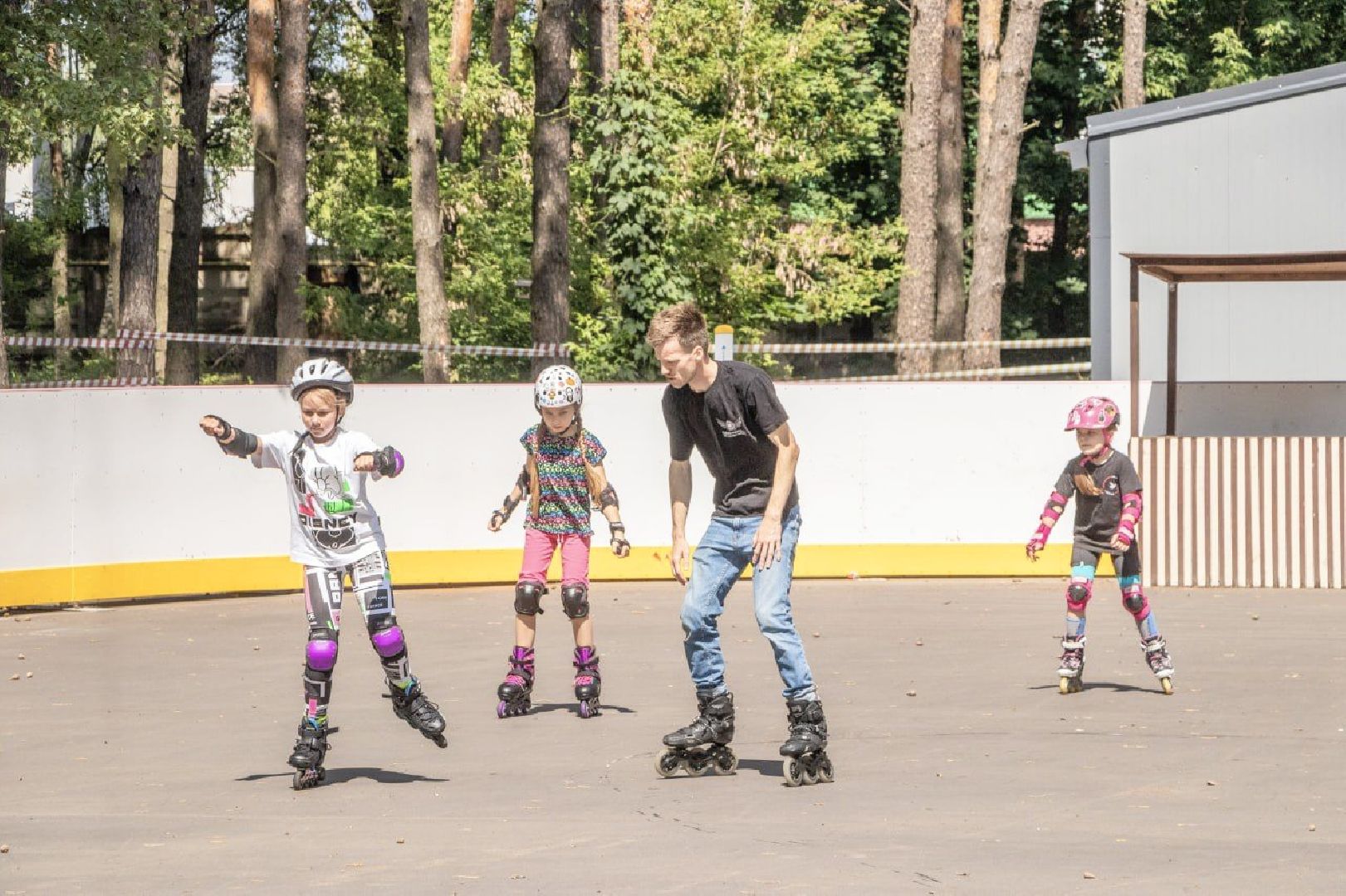 Домодедово, экстрим школа, ролики, тренировка, занятие, обучение