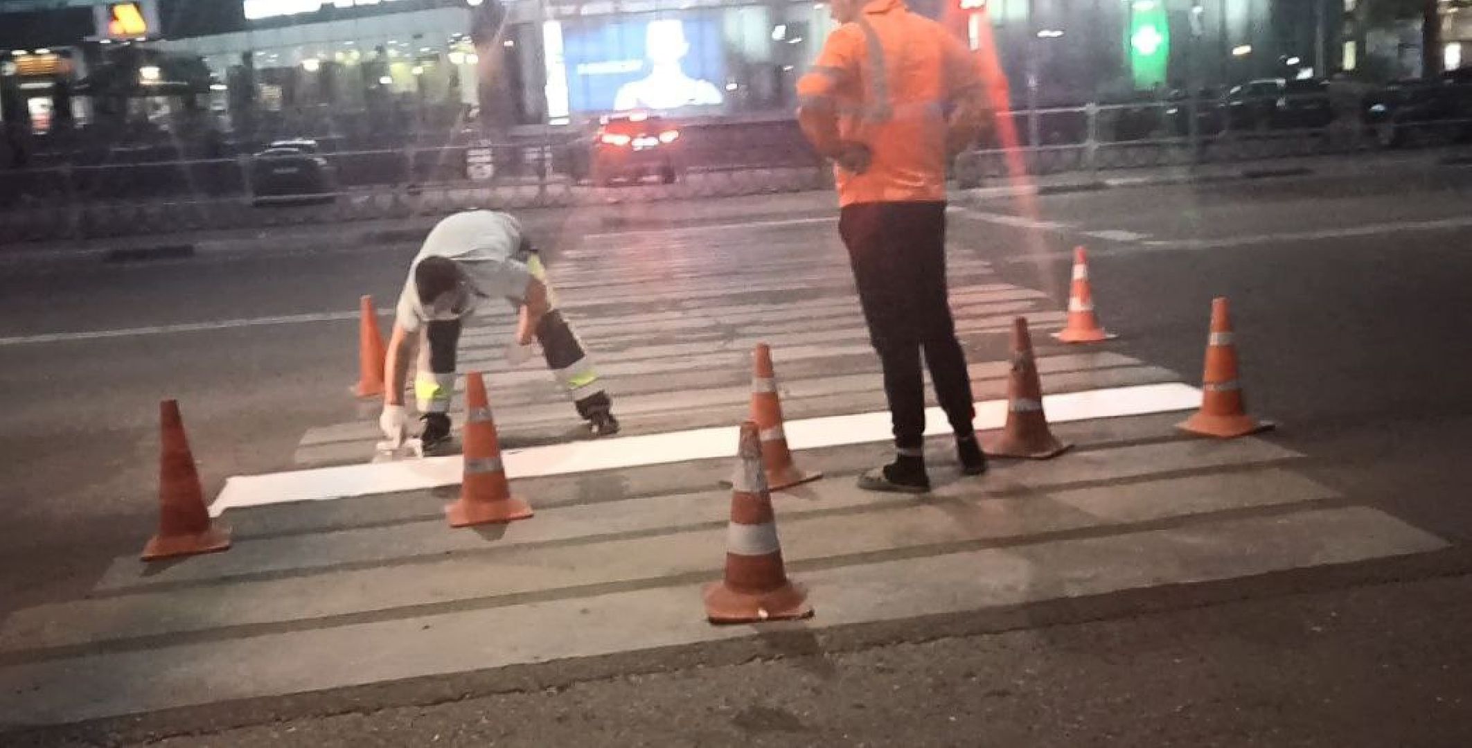 Серпухов, Подмосковье, благоустройство, разметка, дорога, зебра