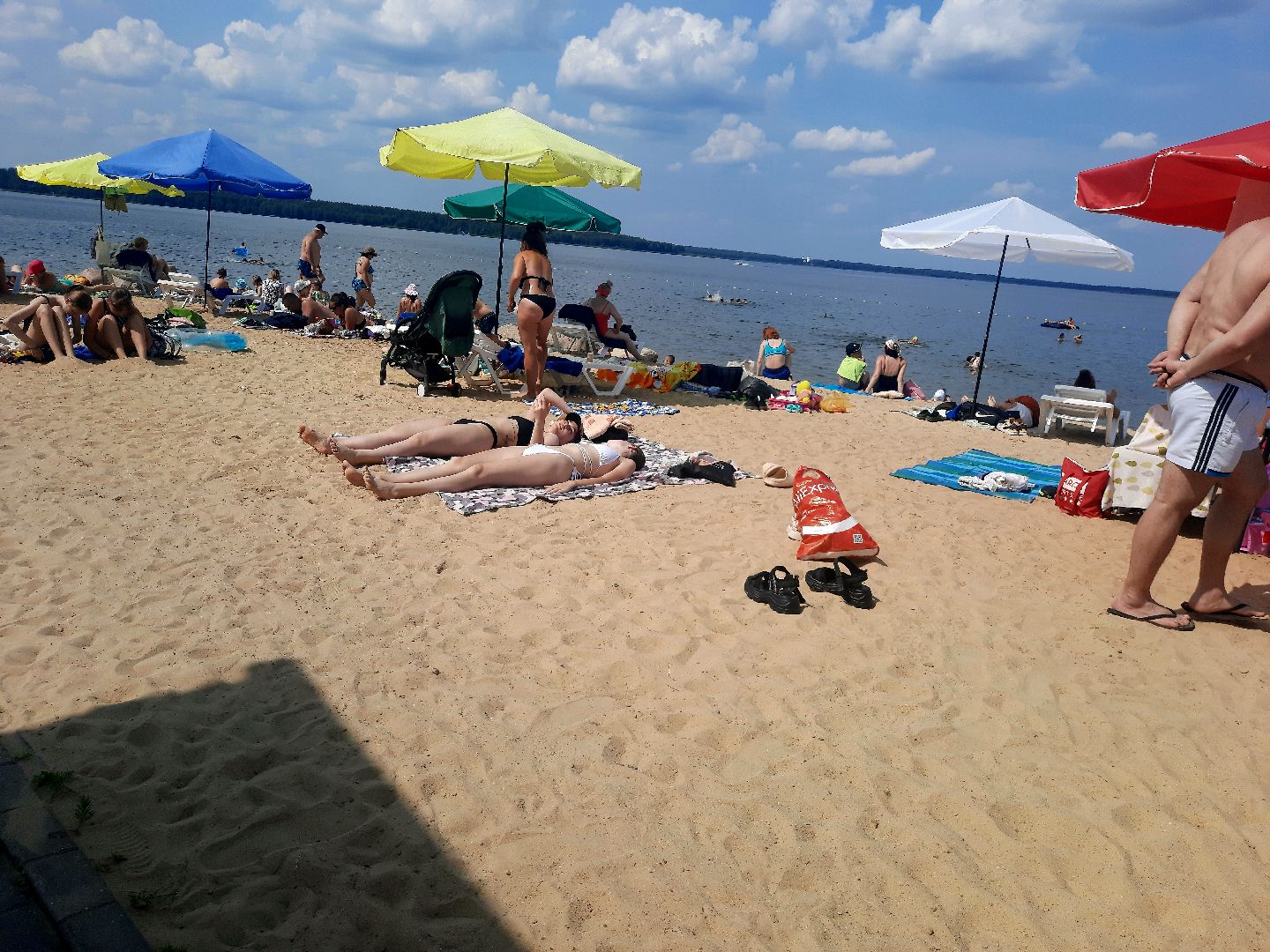 #Шатура, #пляж, #жара, #18, #озеро