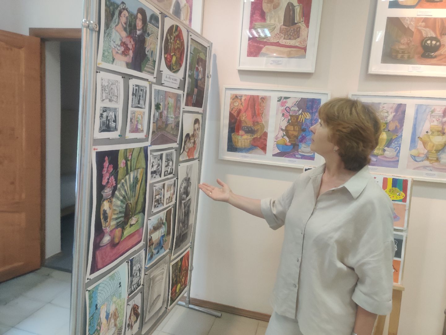 Красноармейск, Пушкинский, школа искусств, выставка картин, дополнительное образование