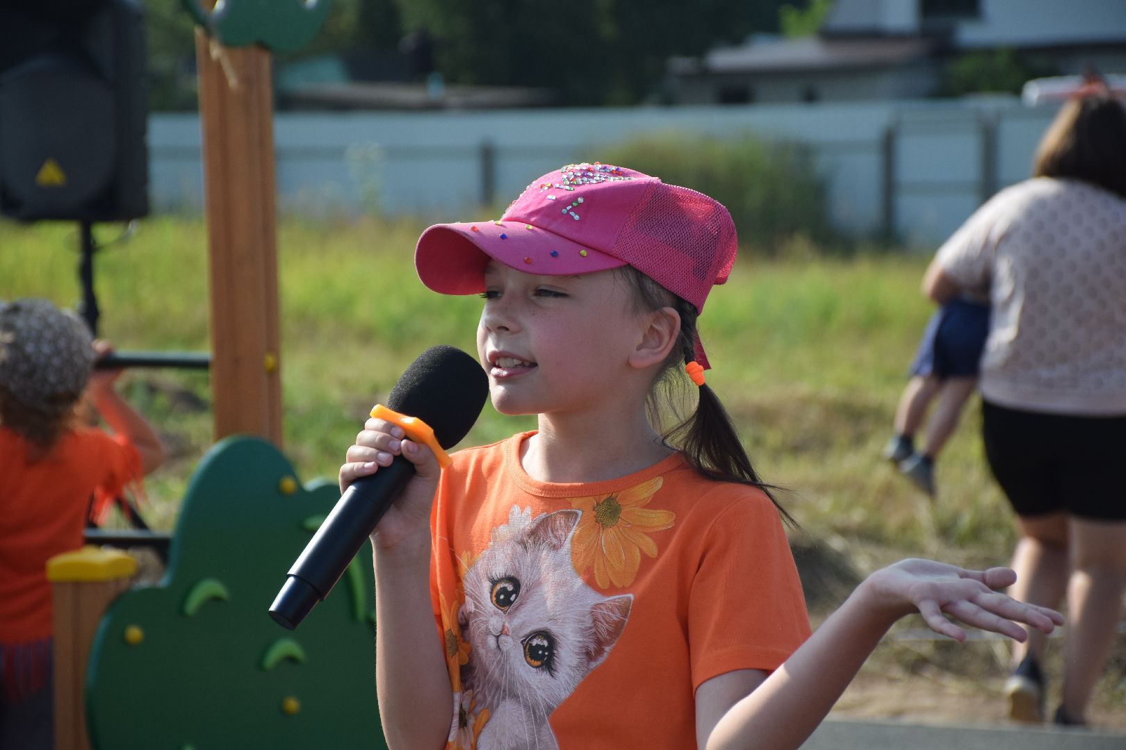 Павловский Посад, городской округ Павловский Посад, благоустройство, дети, люди, деревня, площадка, игры