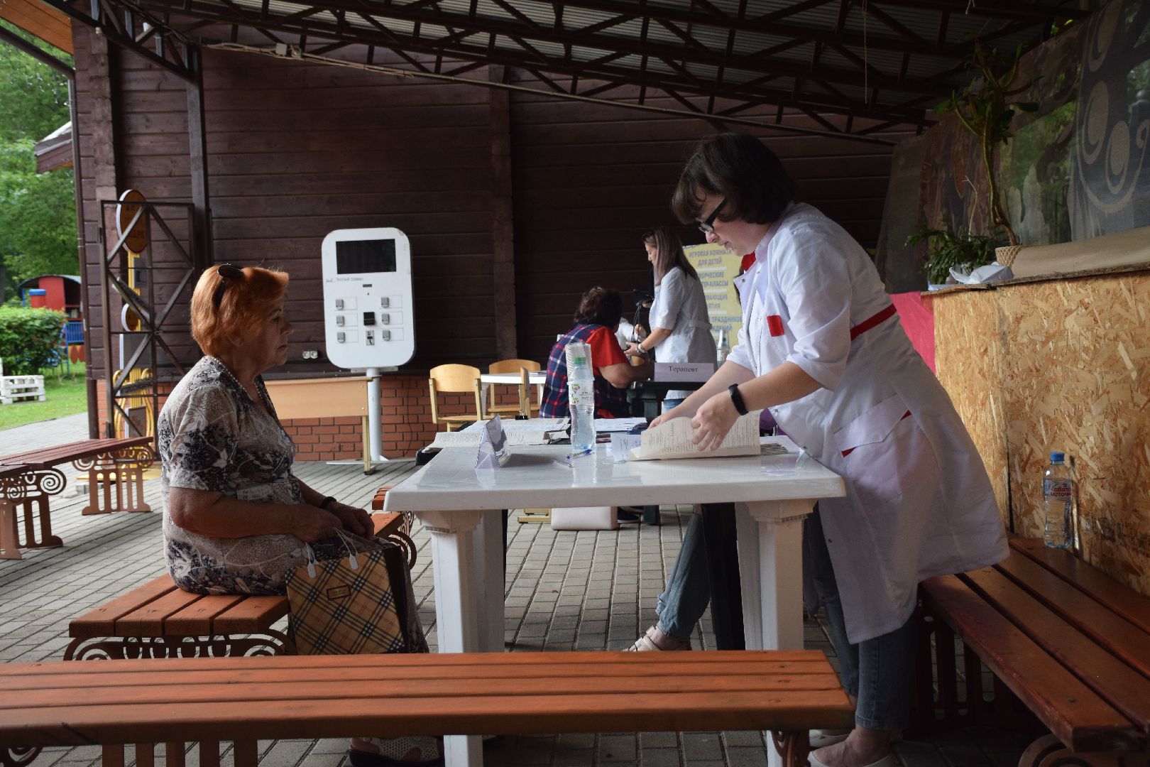 Павловский Посад, городской округ Павловский Посад, медицина, осмотр, люди, помощь, поликлиника