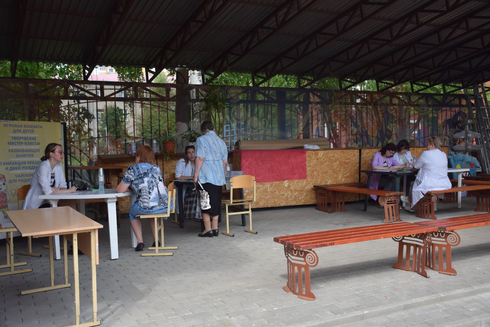 Павловский Посад, городской округ Павловский Посад, медицина, осмотр, люди, помощь, поликлиника