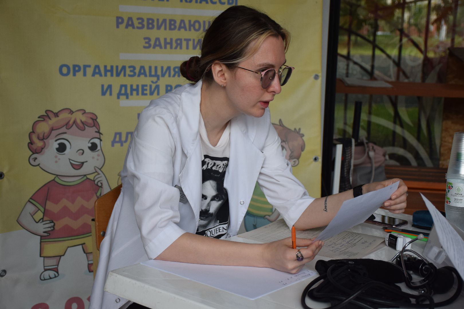 Павловский Посад, городской округ Павловский Посад, медицина, осмотр, люди, помощь, поликлиника