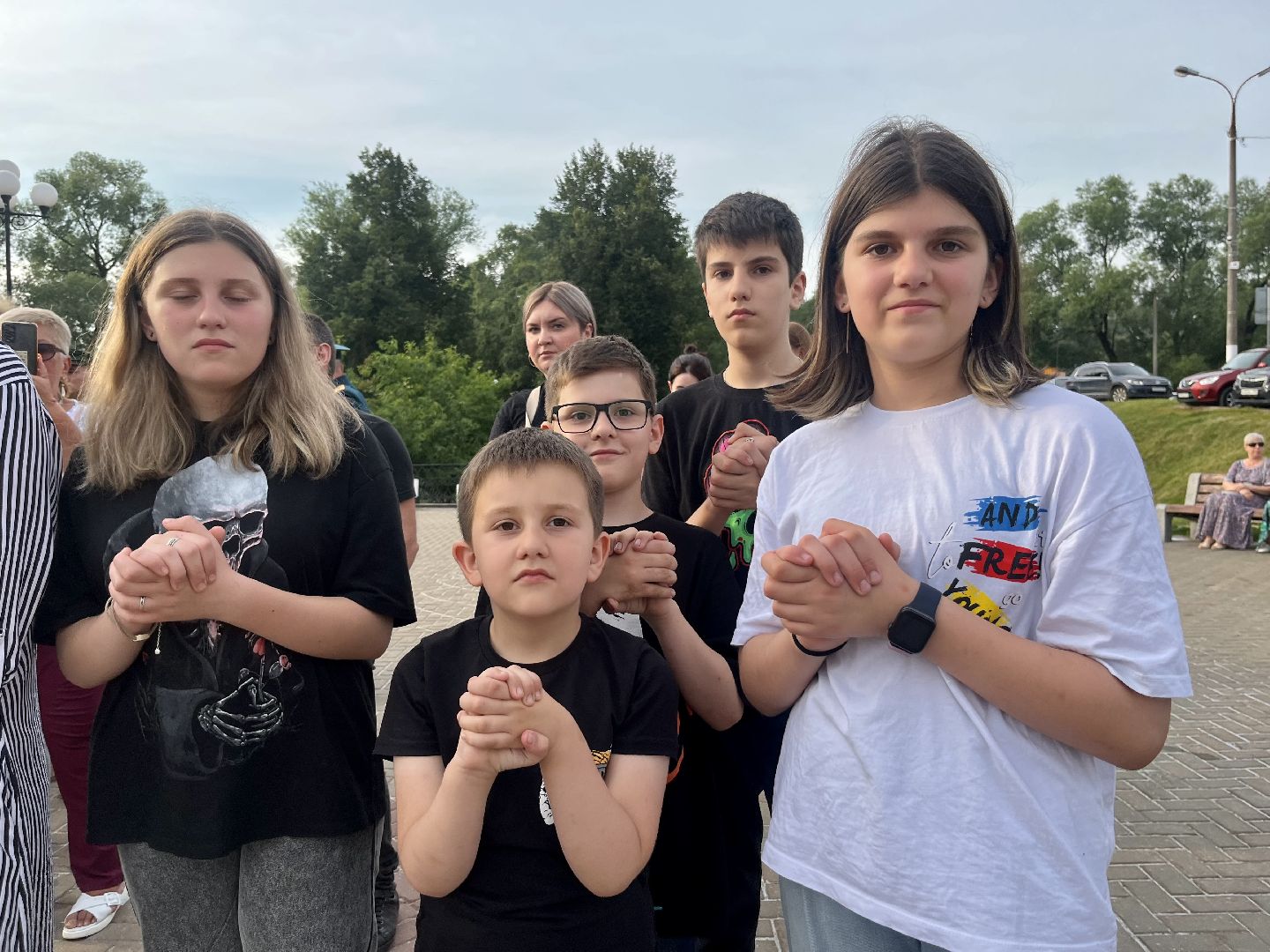 Наро-Фоминск, флешмоб, Встанем, молодёжь Подмосковья, ветераны, мы вместе