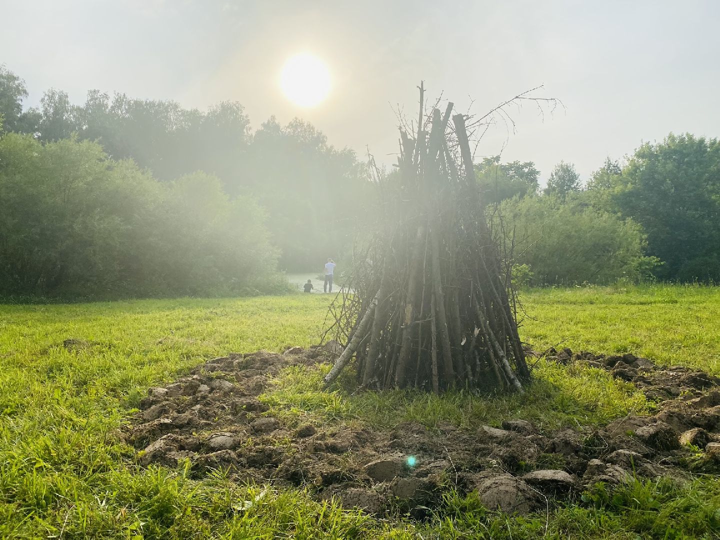 Домодедово, день Ивана Купалы, русский традиции, лесопарк, обряд, гадание, плетение венков