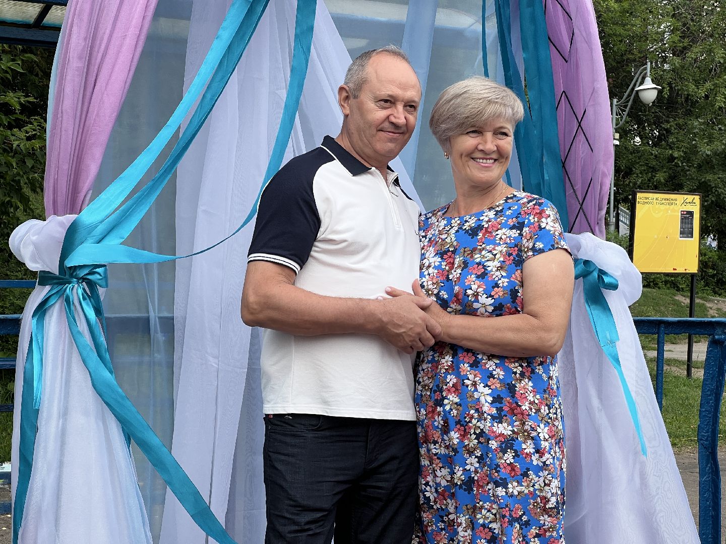 Химки, теплоход, День семьи любви и верности, юбилей свадьбы