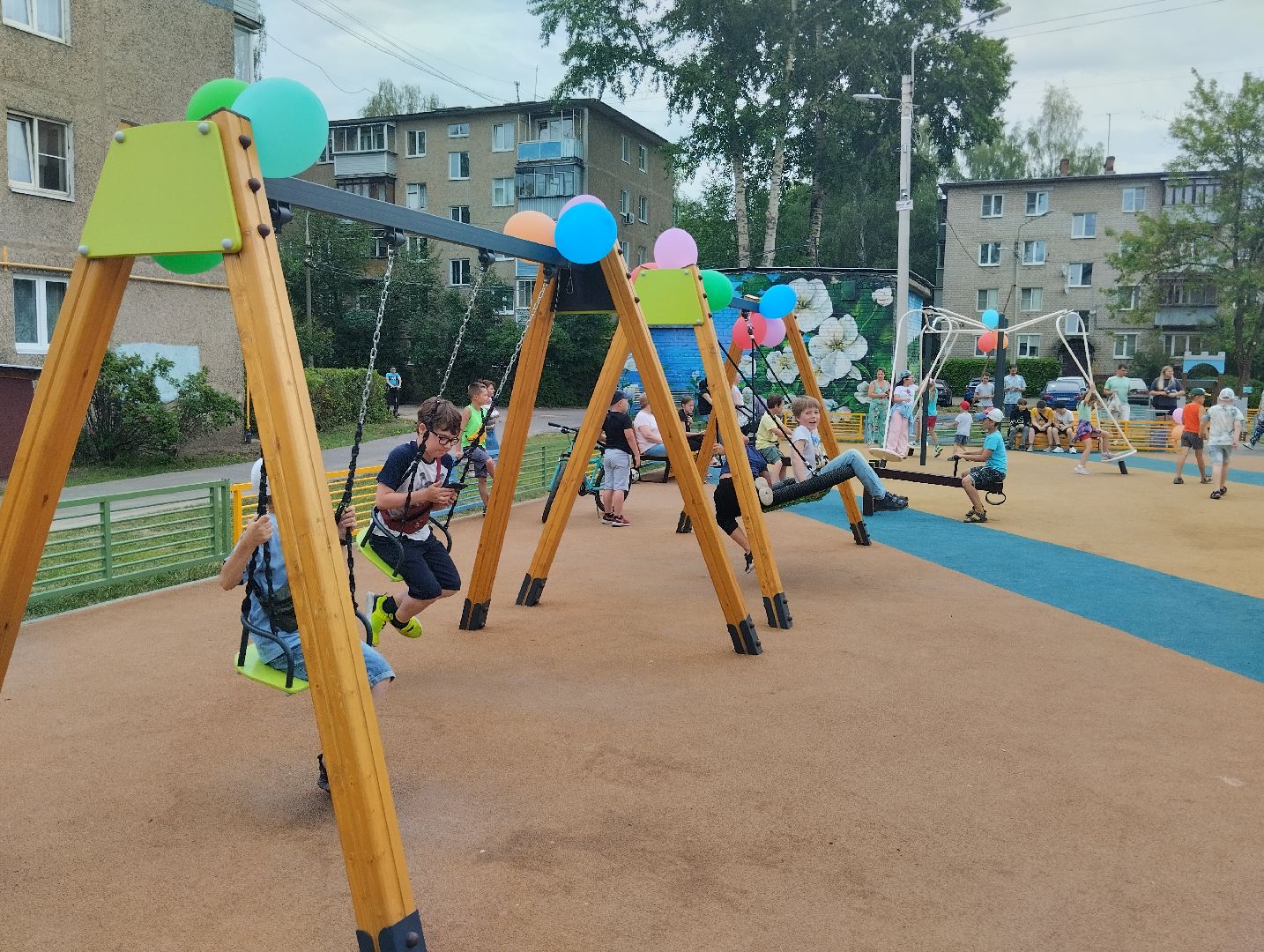 Губернаторская программа, Наше Подмосковье, детская площадка, Старая Купавна, Богородский городской округ
