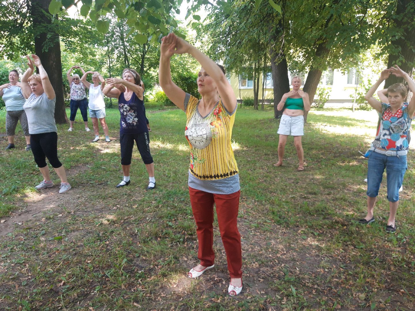 доброе дело, пенсионеры, лето в подмосковье,