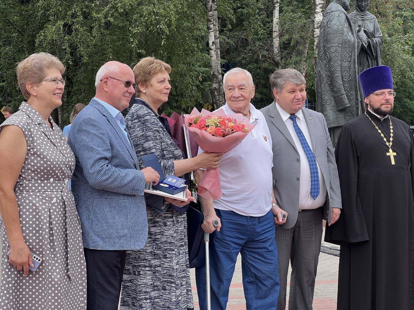Химки, День семьи любви и верности, молодожены, юбилей свадьбы, праздник