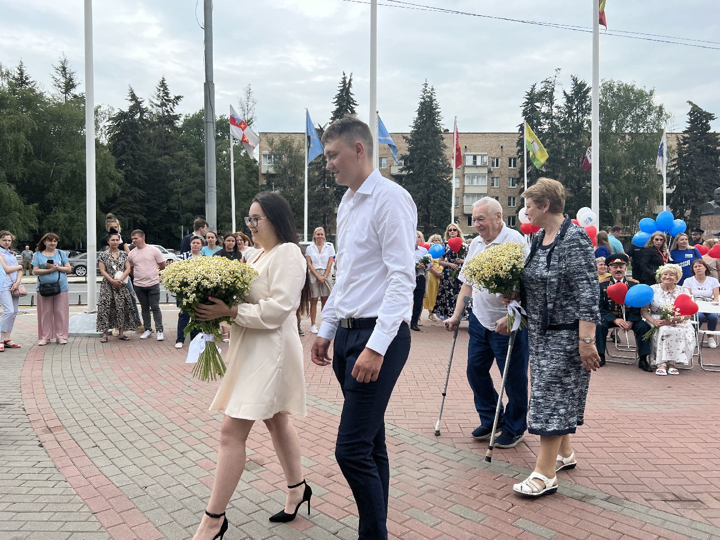 Химки, День семьи любви и верности, молодожены, юбилей свадьбы, праздник