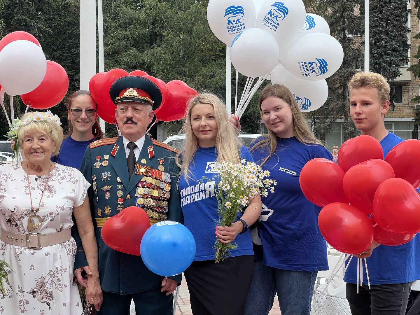 Химки, День семьи любви и верности, молодожены, юбилей свадьбы, праздник