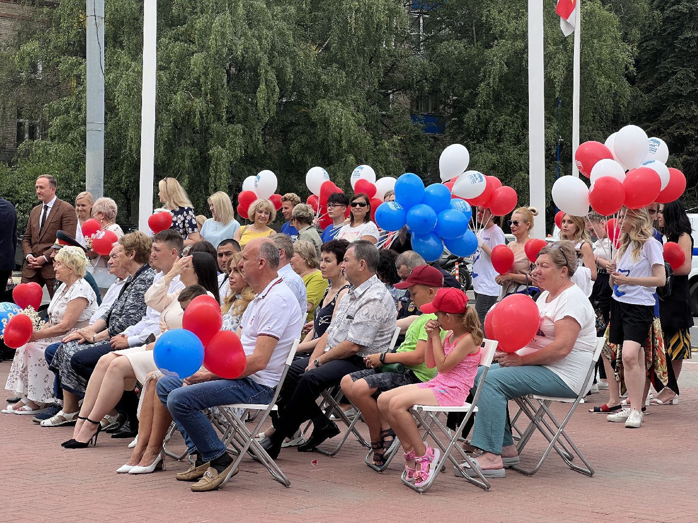 Химки, День семьи любви и верности, молодожены, юбилей свадьбы, праздник