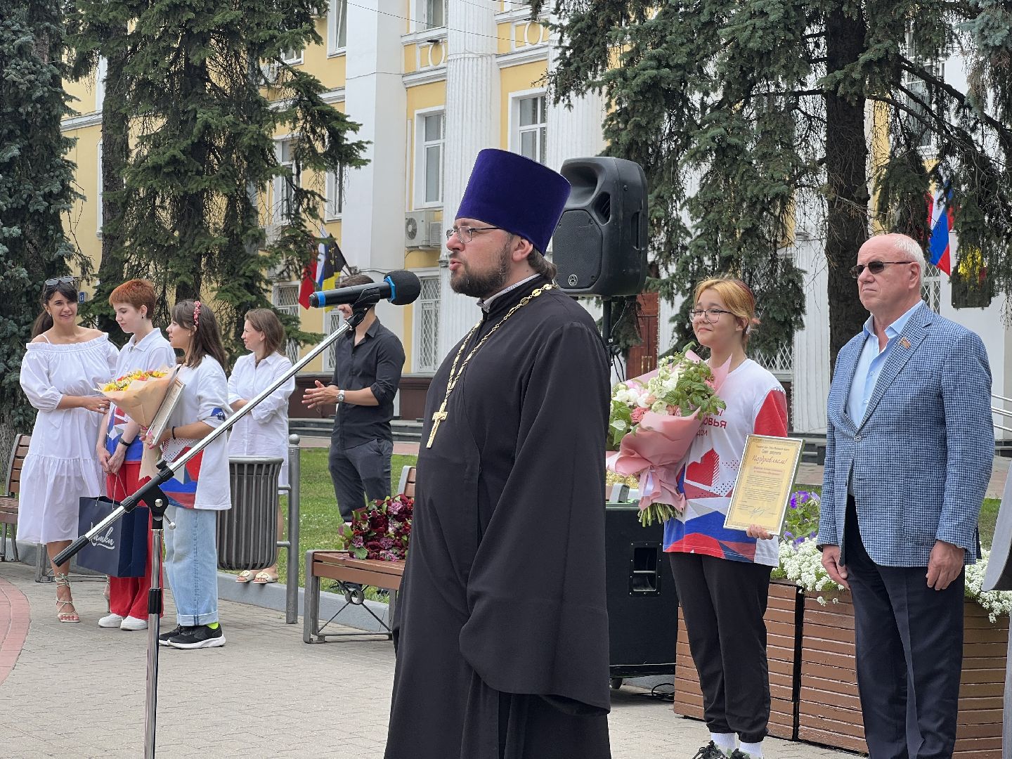 Химки, День семьи любви и верности, молодожены, юбилей свадьбы, праздник