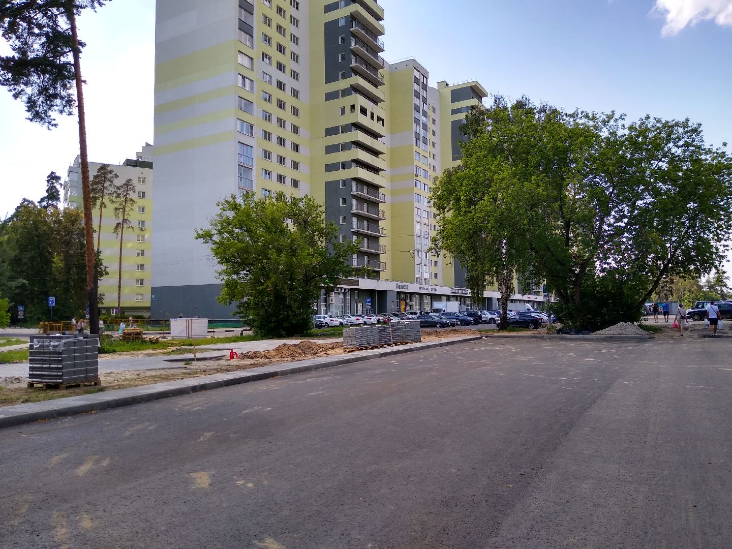 Раменское, благоустройство, сквер у платформы Фабричная