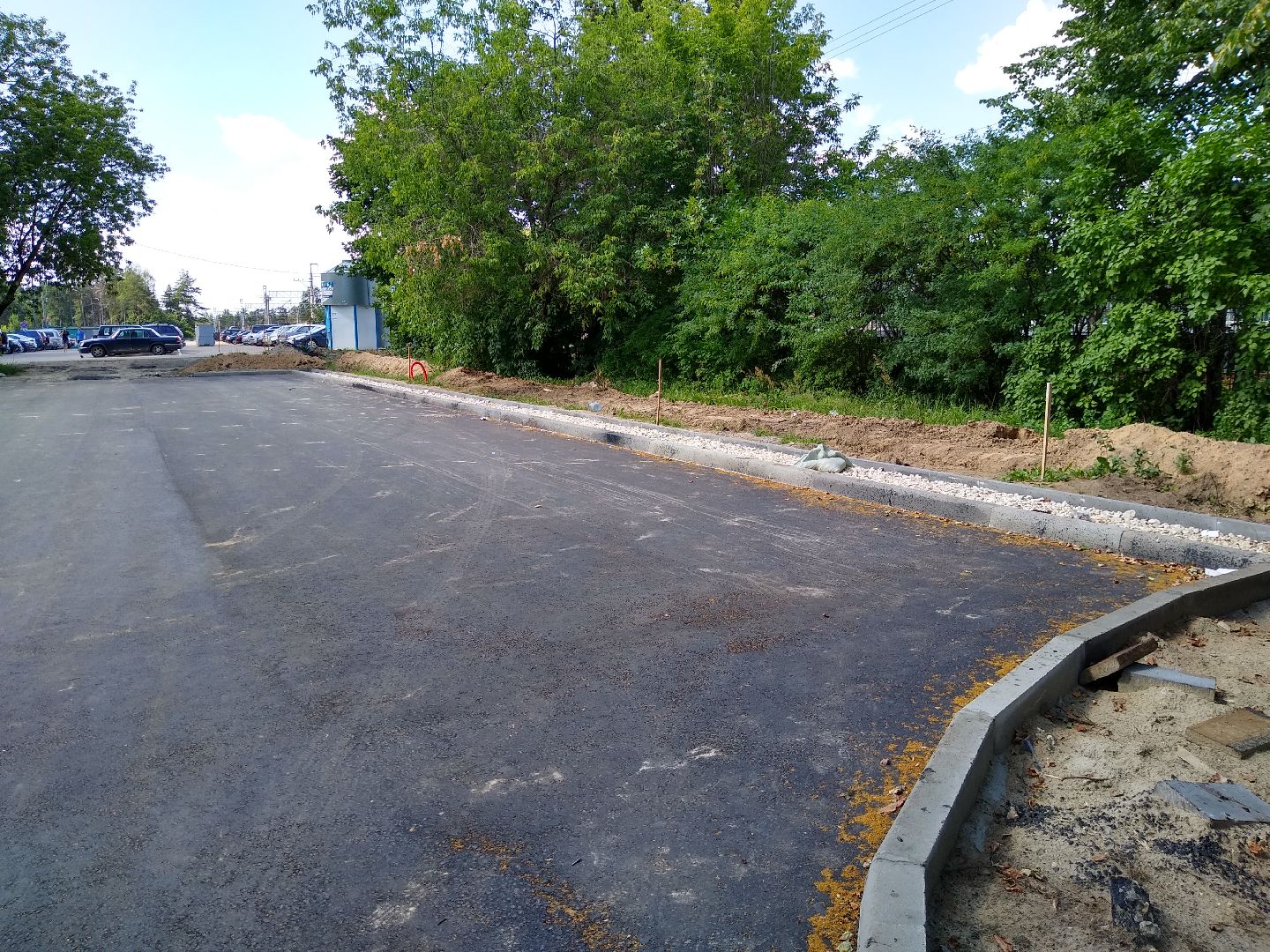 Раменское, благоустройство, сквер у платформы Фабричная