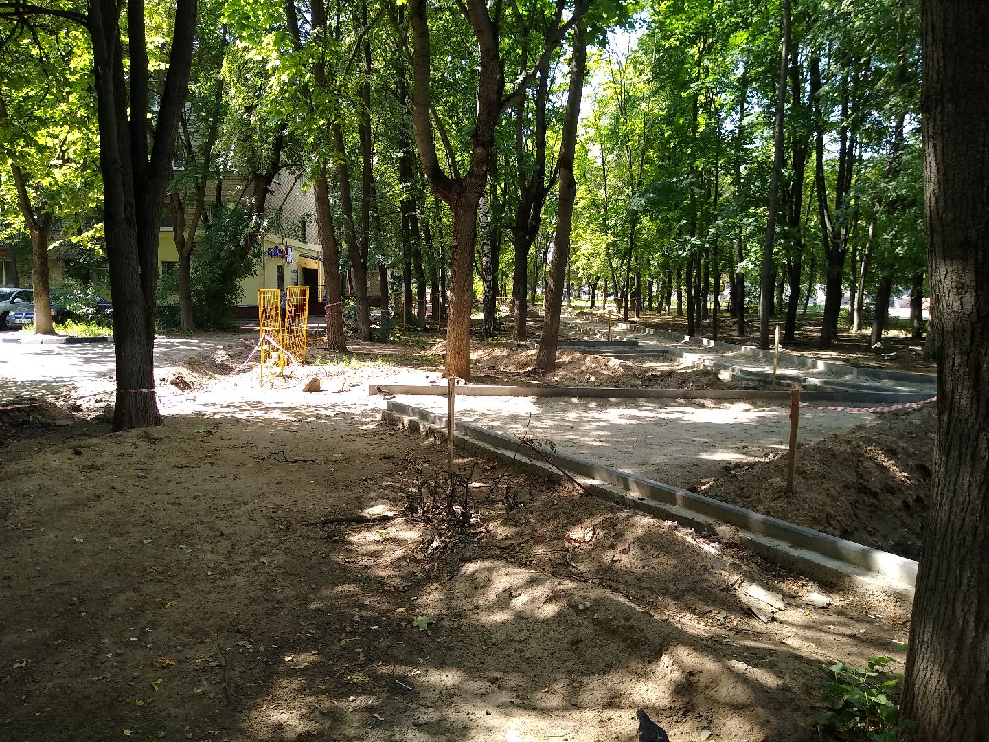 Раменское, благоустройство, сквер у платформы Фабричная