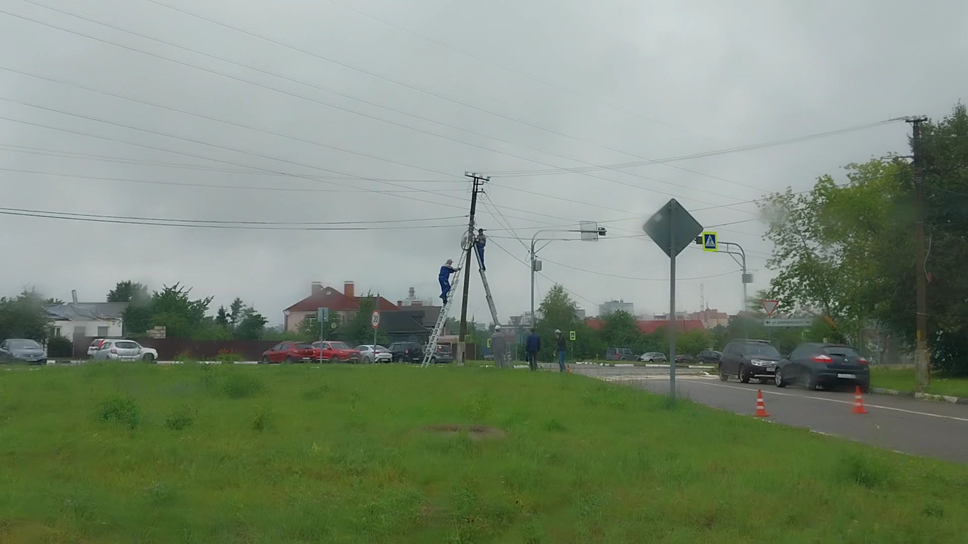 Коломна, грозовой фронт, последствия ЧП