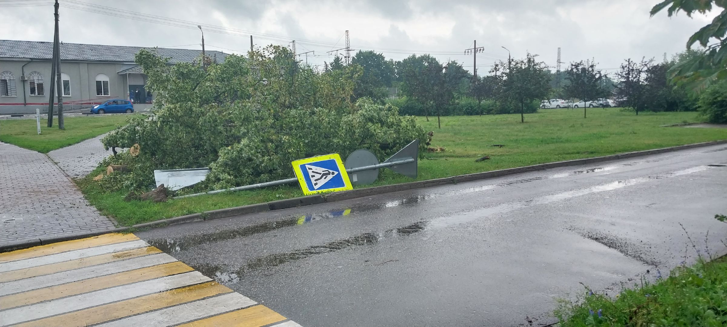 Коломна, грозовой фронт, последствия ЧП