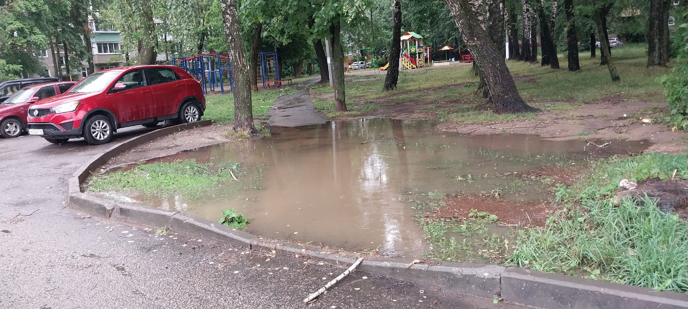 Коломна, ЧП, грозовой фронт