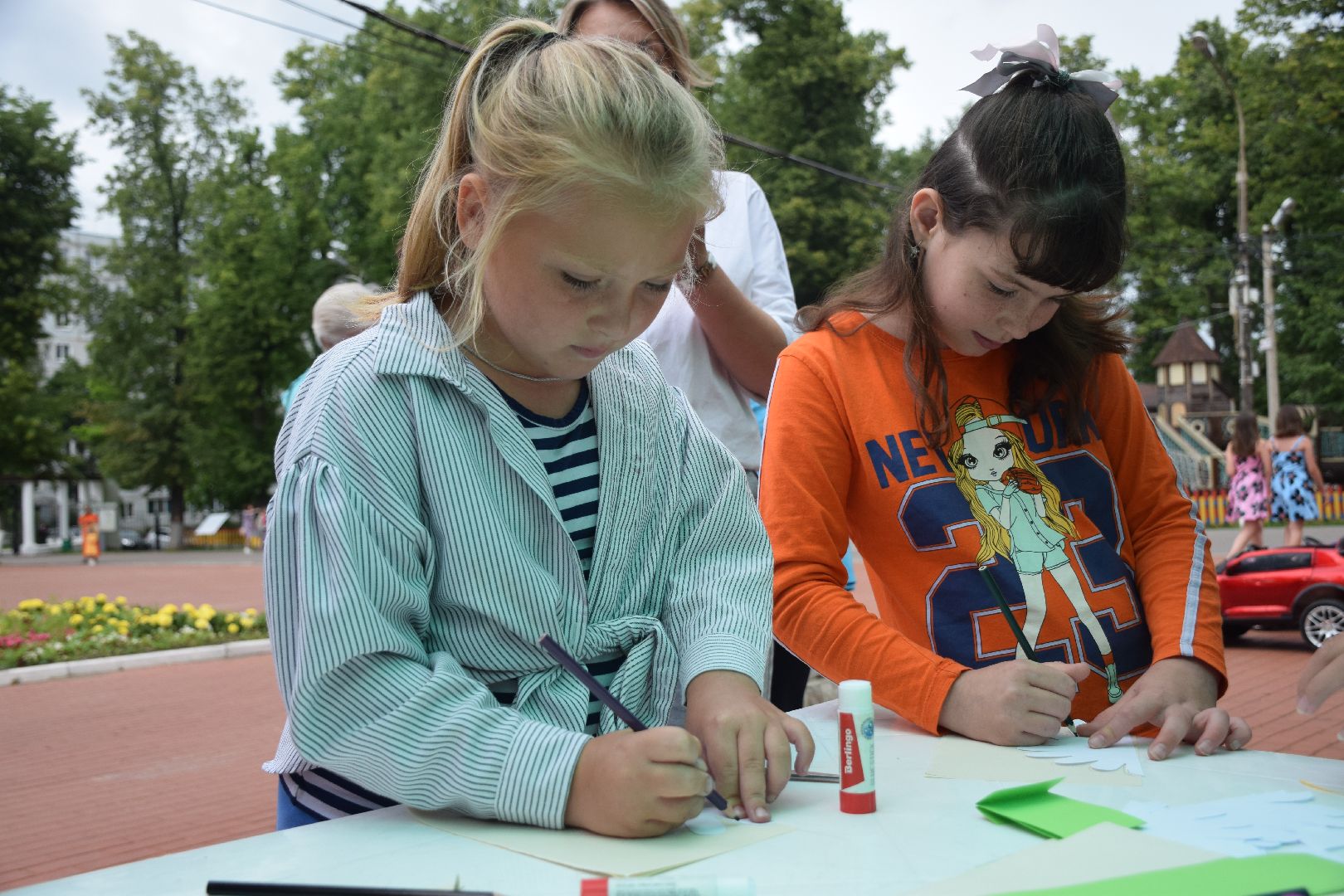 Павловский Посад, городской округ Павловский Посад, парк, дети, образование, день семьи, ромашка