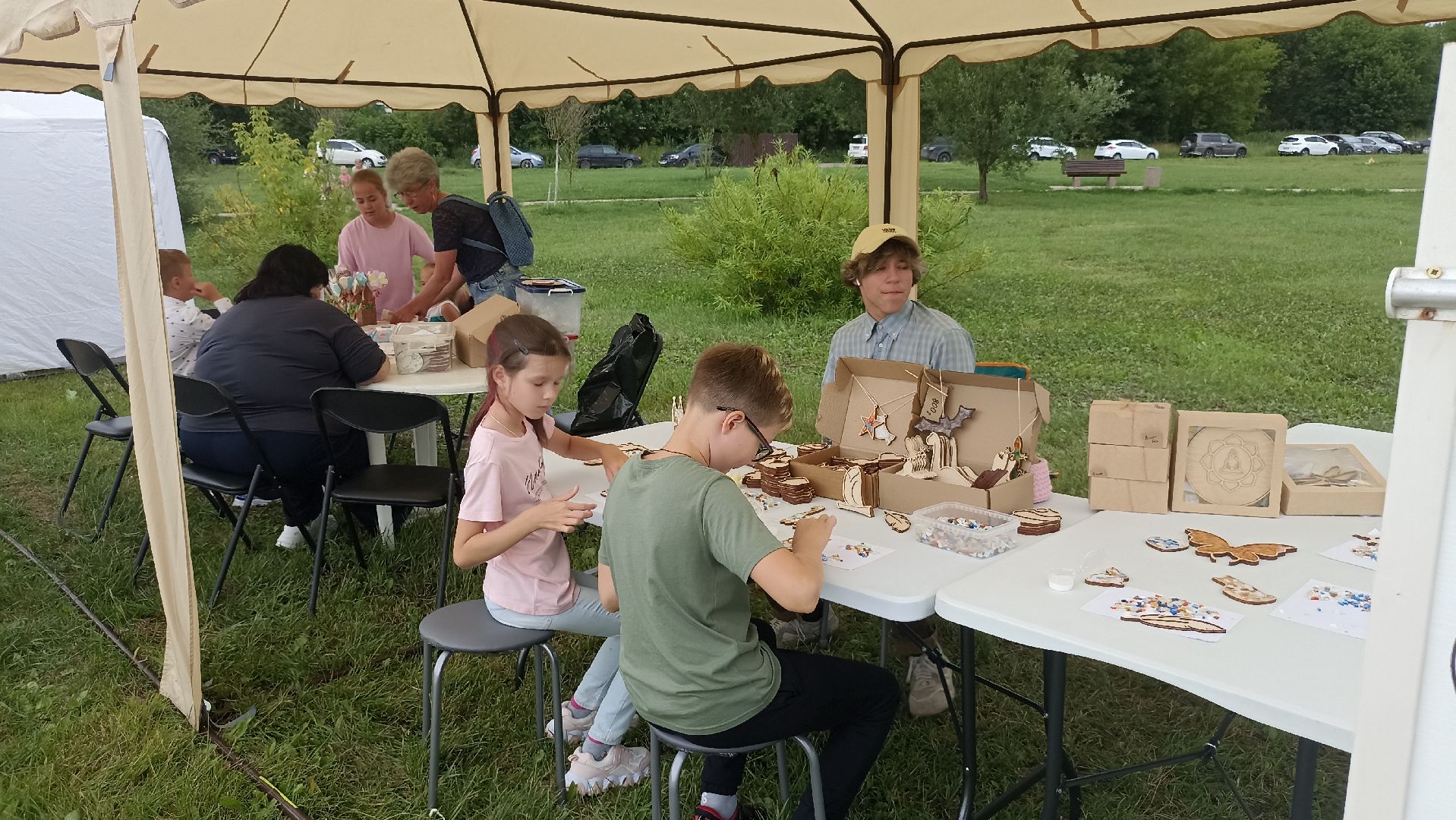 Серпухов, Подмосковье, парк, праздник, семья