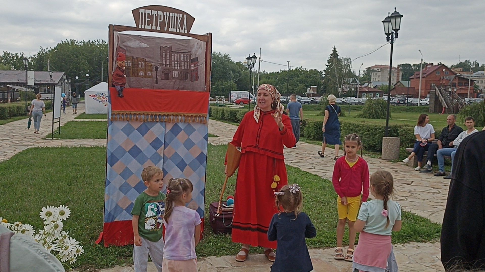 Серпухов, Подмосковье, парк, праздник, семья