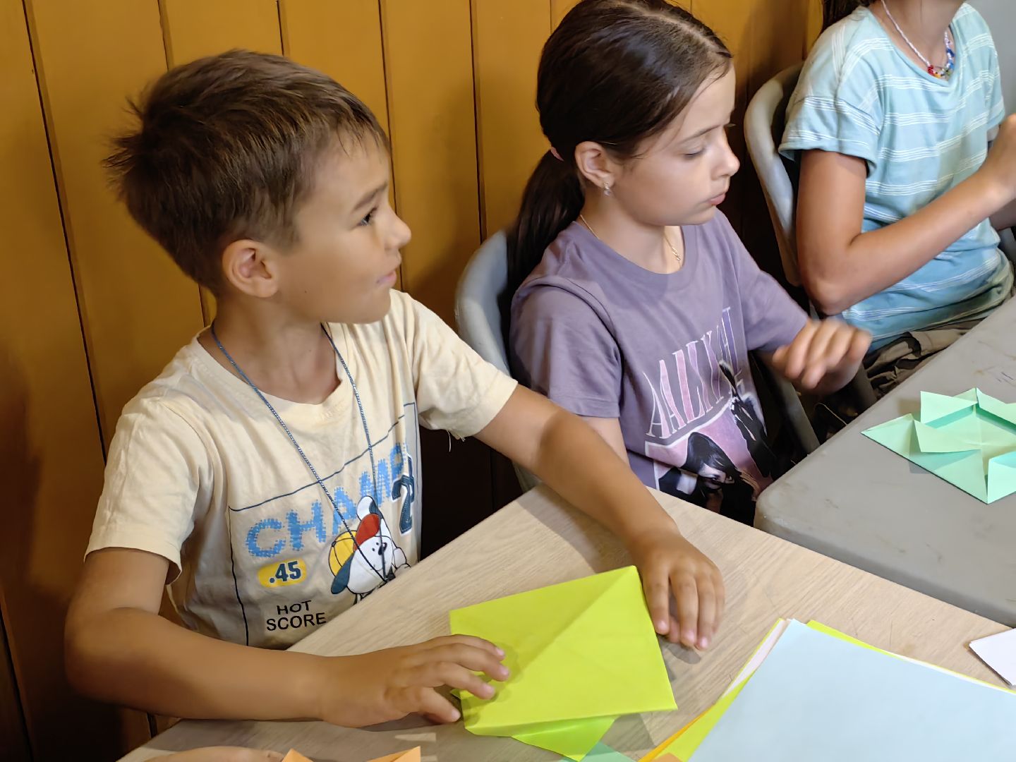 Мастер-класс, каноэ, картон, оригами, дети, парк