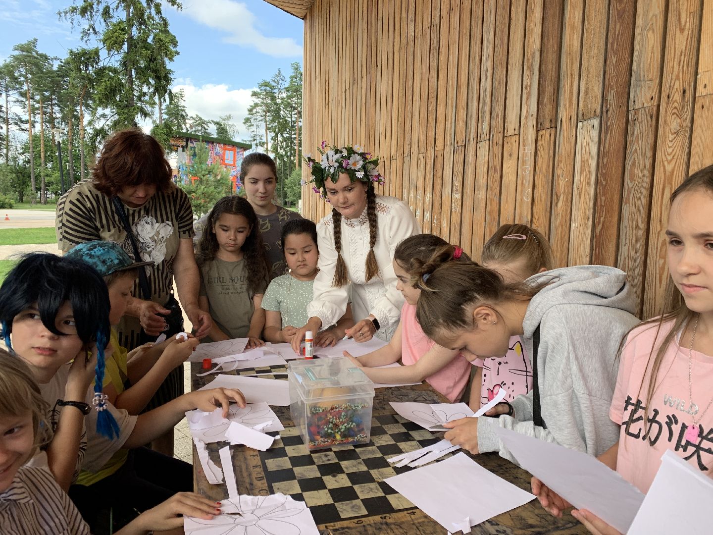 Балашиха, Подмосковье, парки, День семьи, любви и верности, ромашка