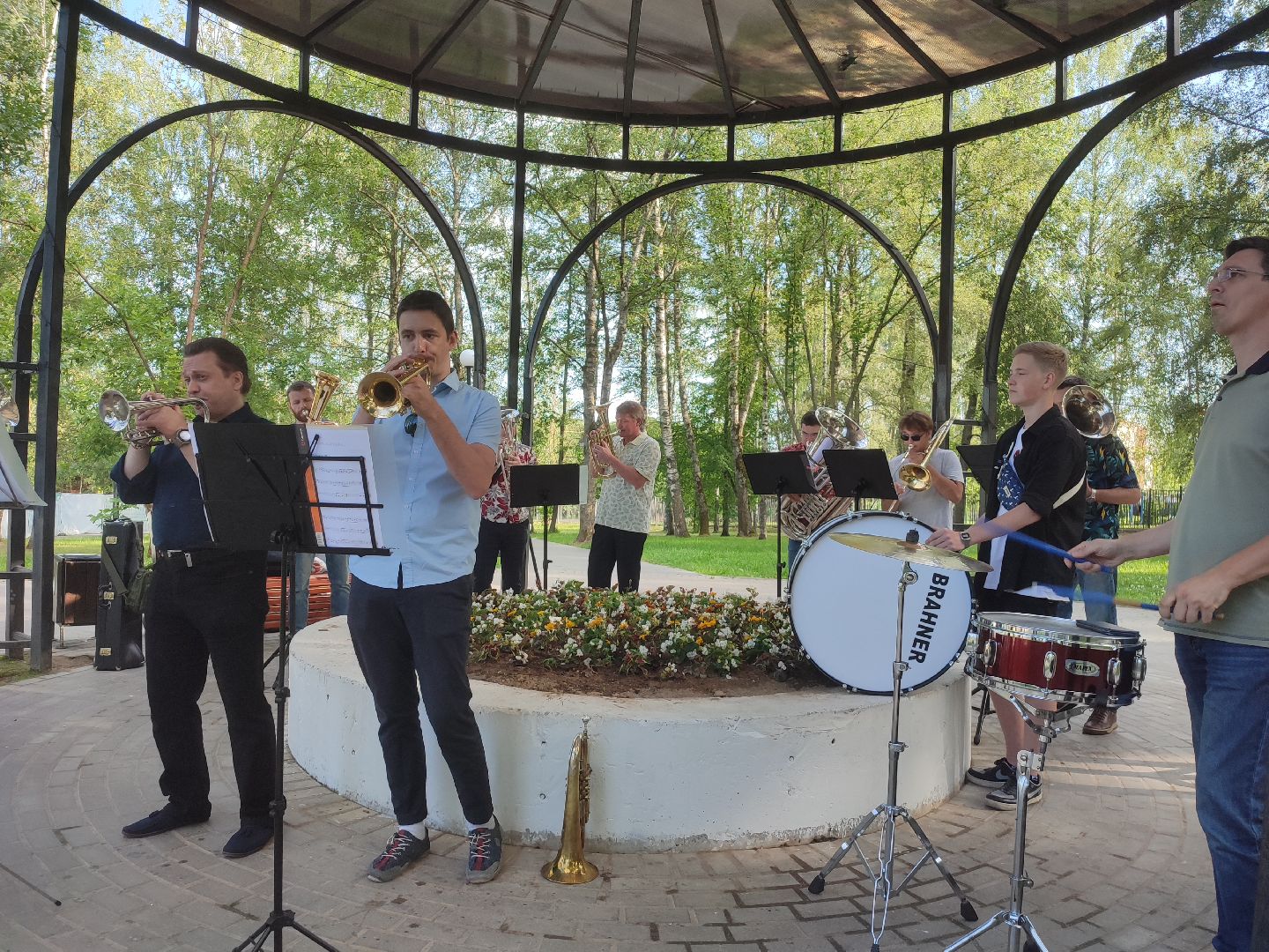 #духовойоркестр, #талдом, #паркпобеды, #музыка, #культурныйотдых