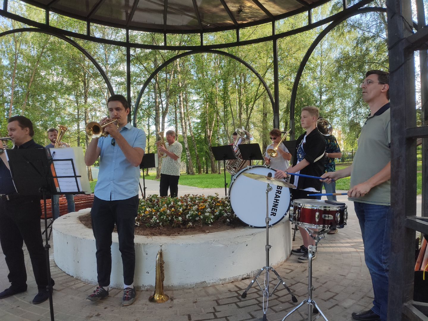 #духовойоркестр, #талдом, #паркпобеды, #музыка, #культурныйотдых