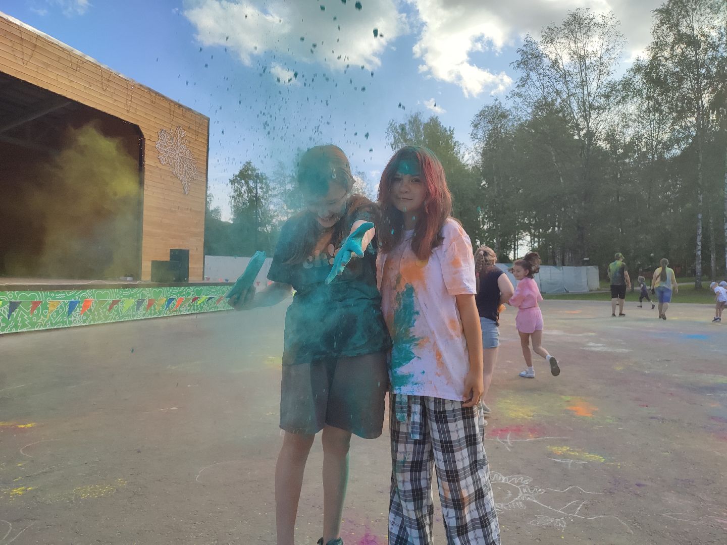 #талдом, #паркпобеды, #холи, #фестиваль, #краски