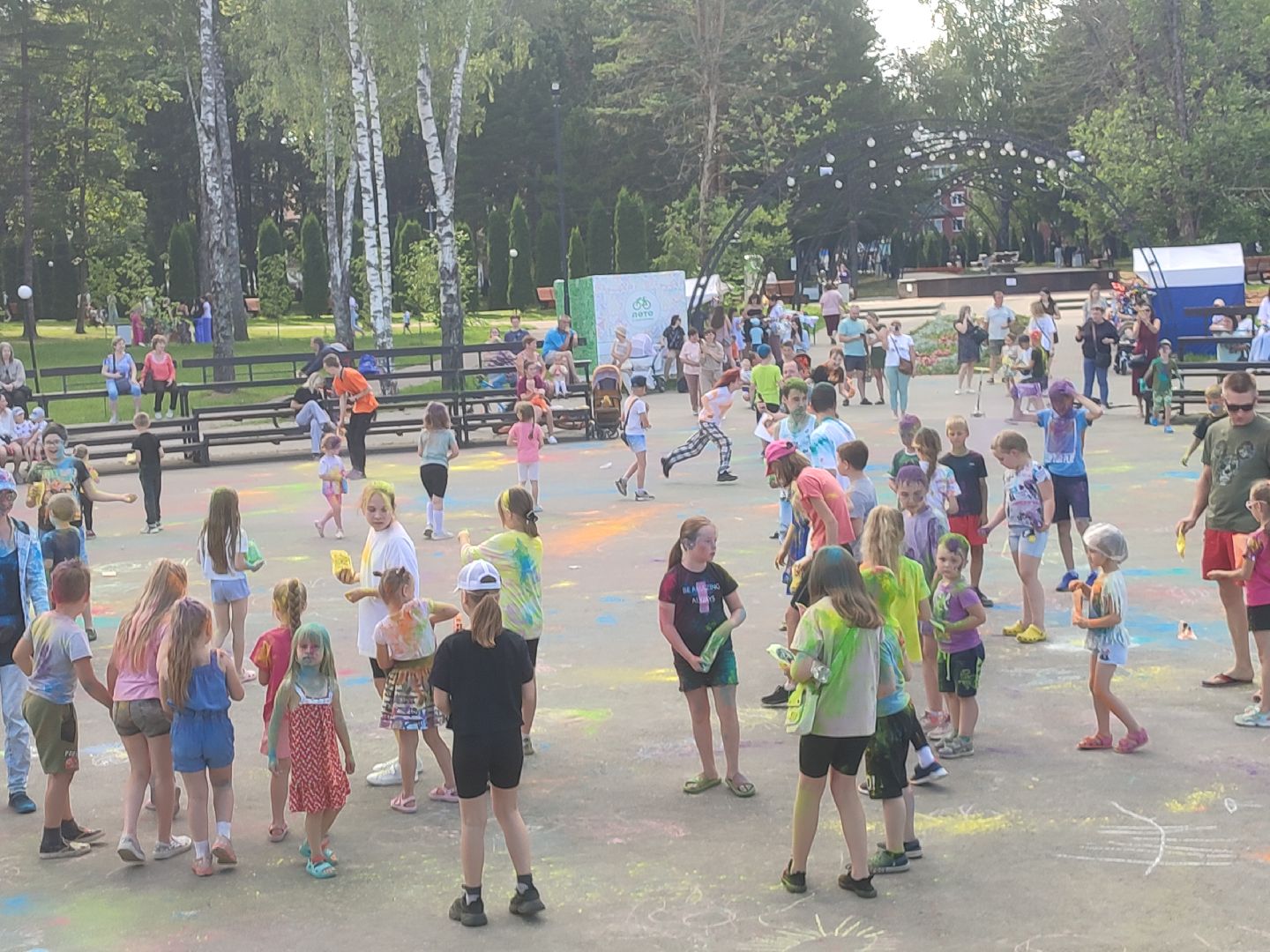 #талдом, #паркпобеды, #холи, #фестиваль, #краски