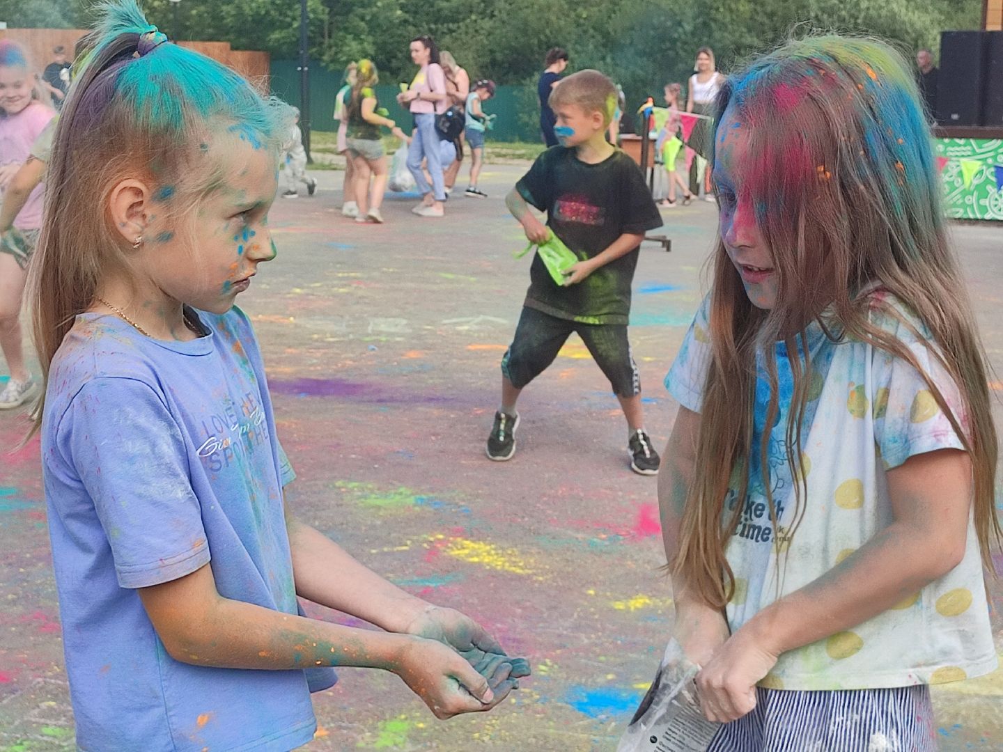 #талдом, #паркпобеды, #холи, #фестиваль, #краски