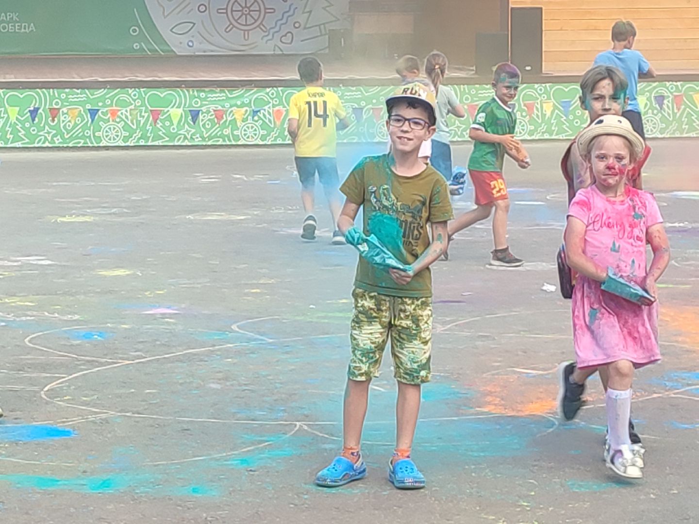 #талдом, #паркпобеды, #холи, #фестиваль, #краски