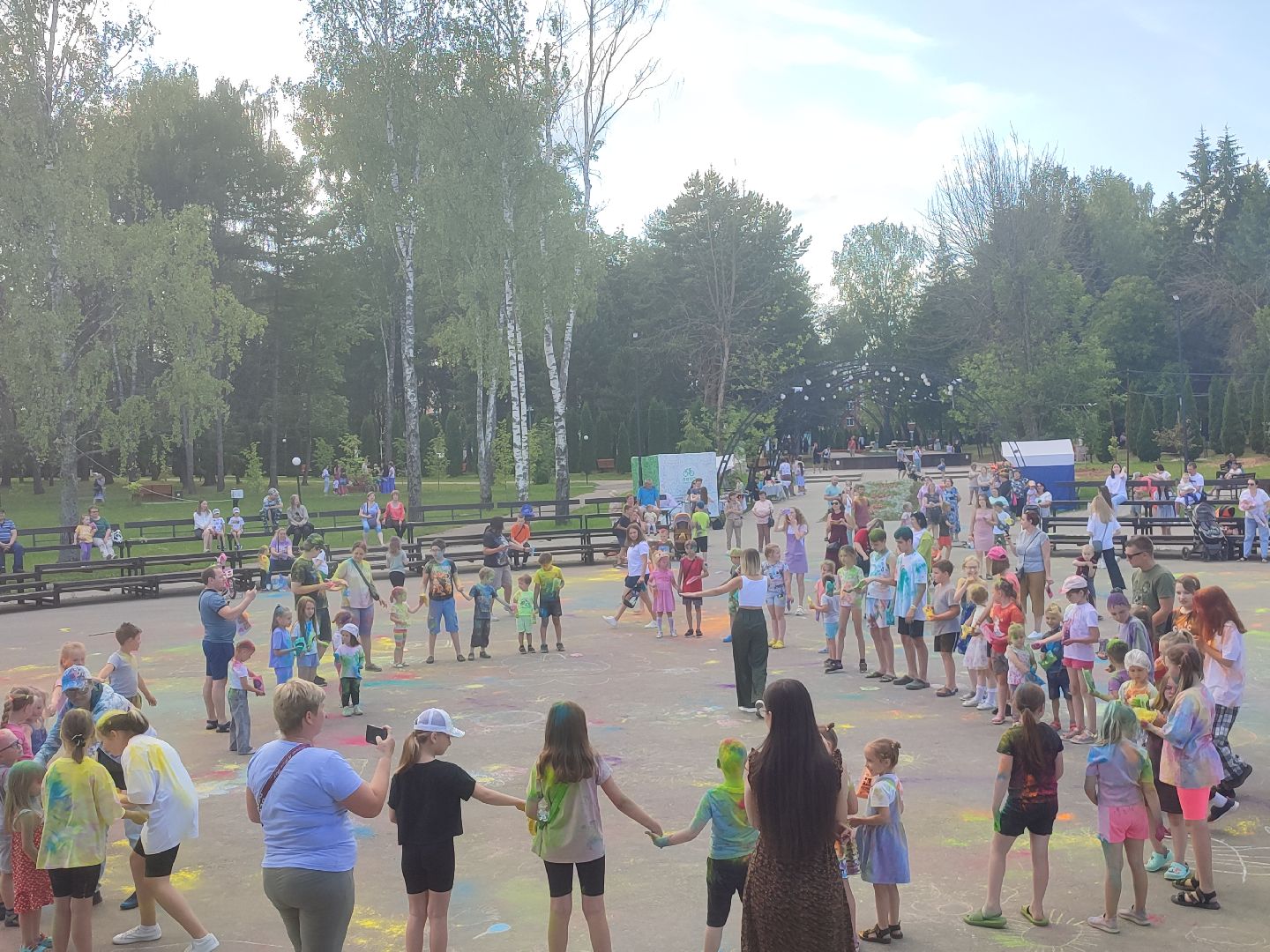 #талдом, #паркпобеды, #холи, #фестиваль, #краски