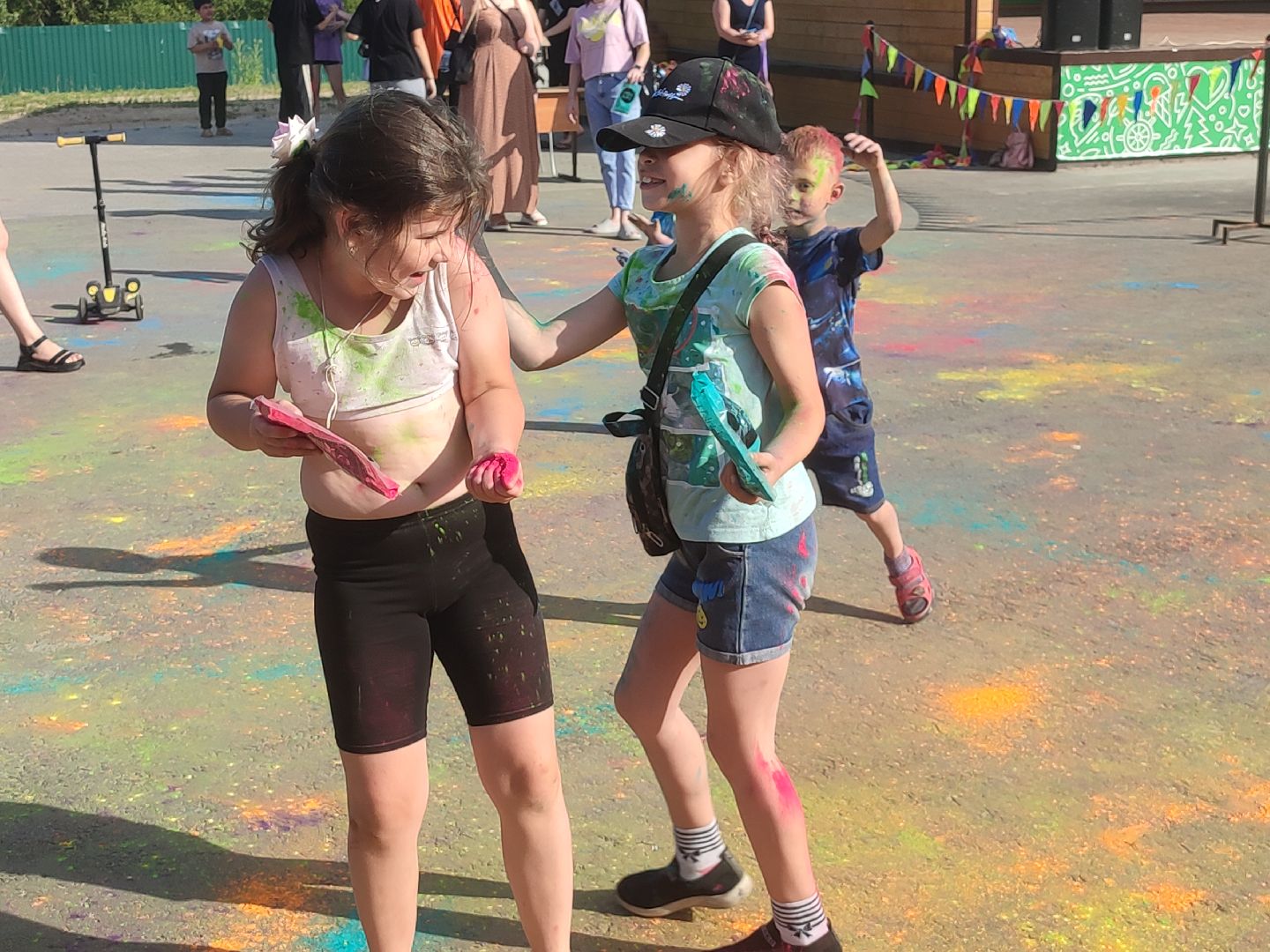 #талдом, #паркпобеды, #холи, #фестиваль, #краски