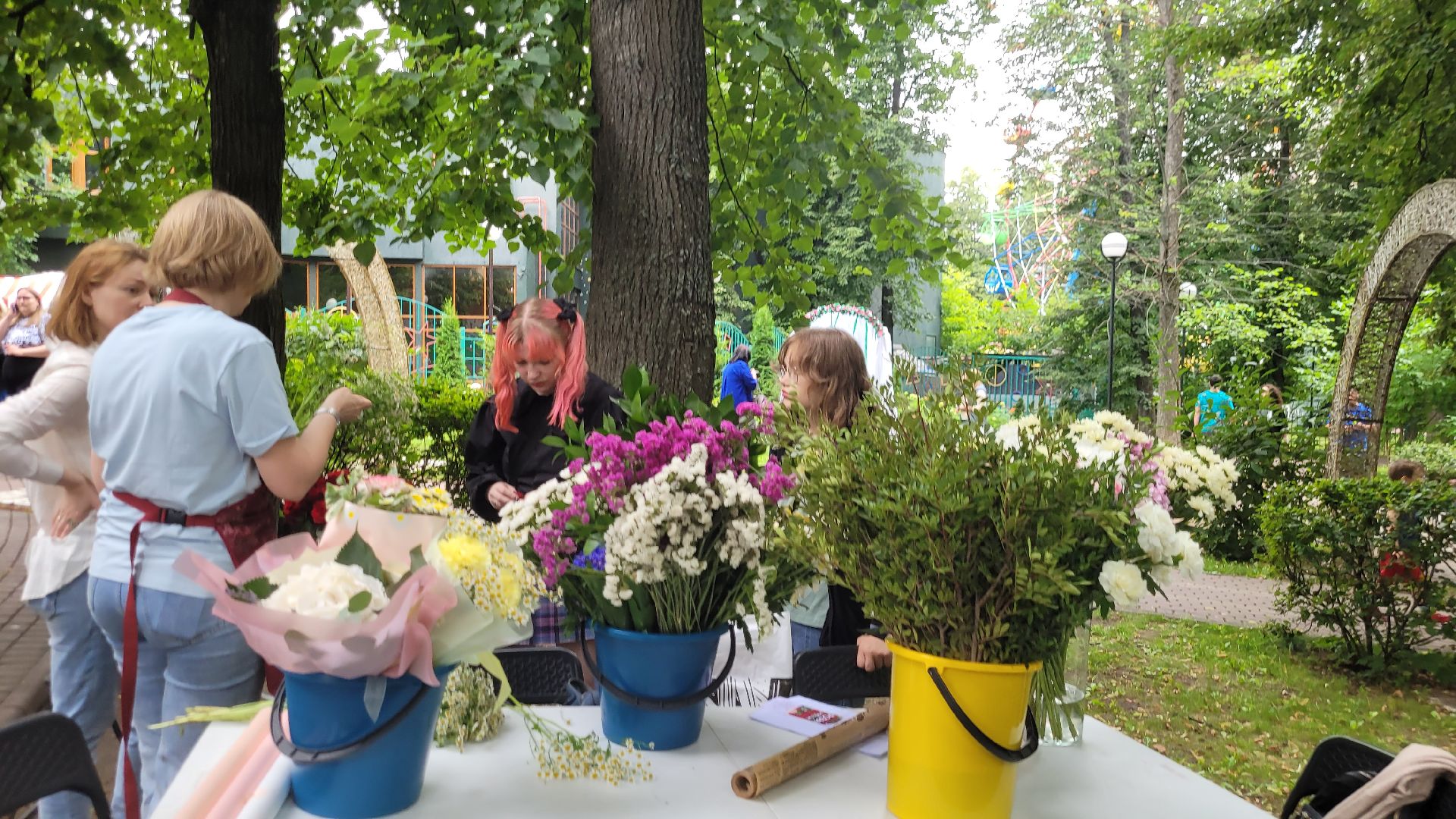 цветы; занятия; видное; парки подмосковья