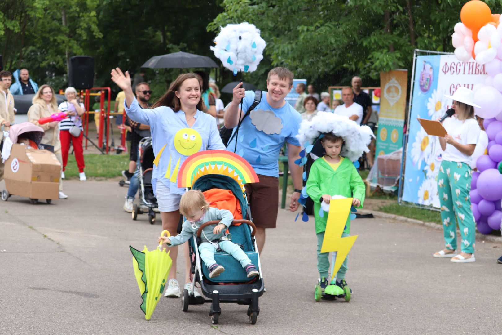 праздник, фестиваль, конкурс, дефиле, семья, Фрязино