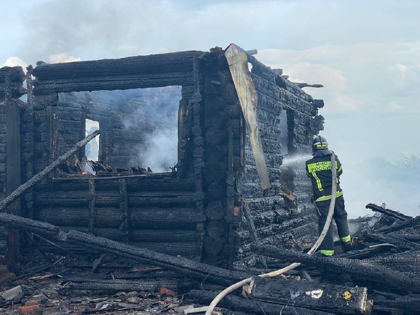 Сергиево-Посадский городской округ, Пожар, ЧП, МЧС, Пожарные, Спасатели, Герои