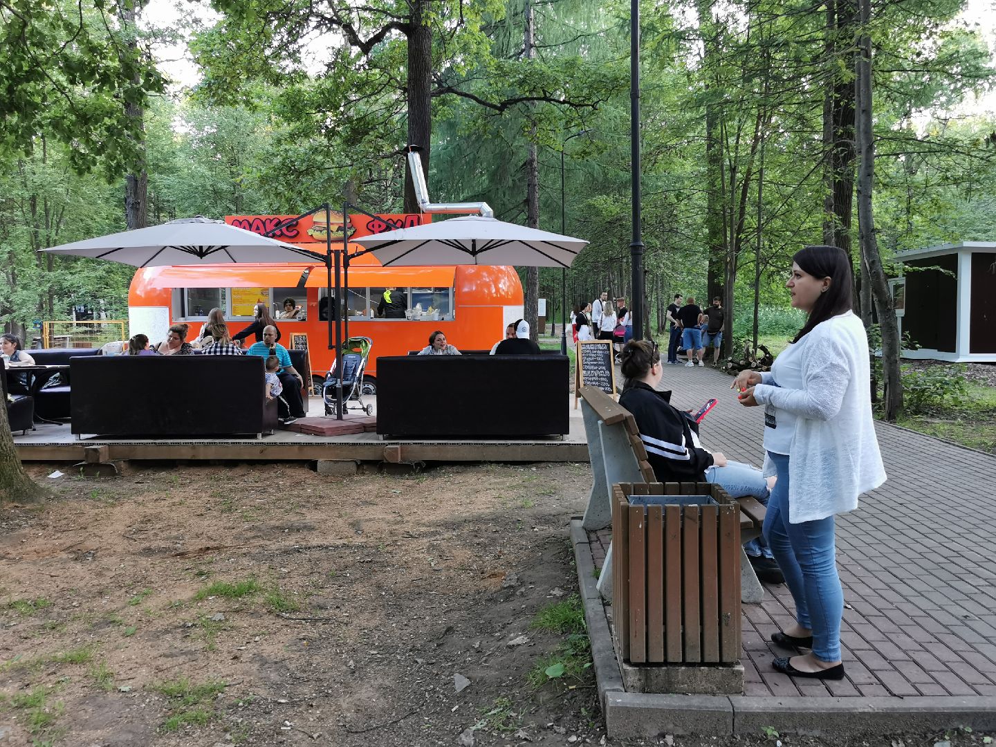 Подольск, парк, фудтрак