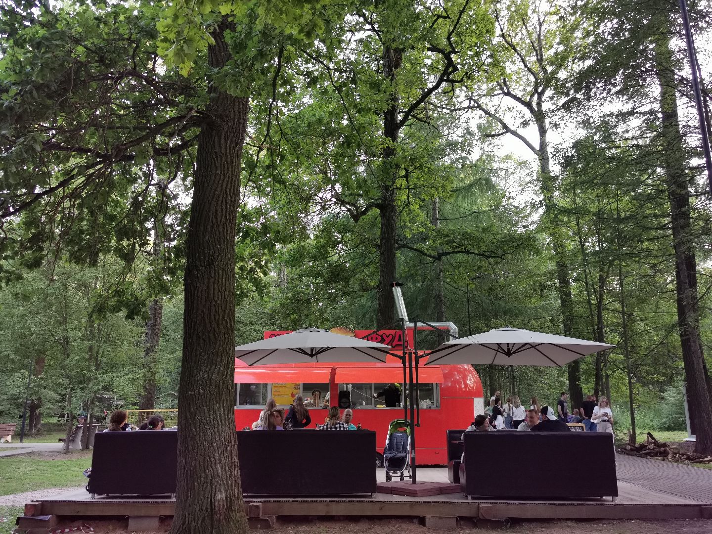 Подольск, парк, фудтрак