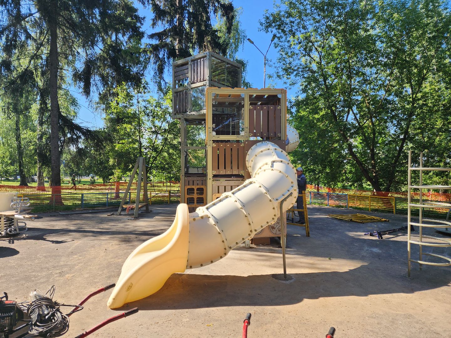 Подольск, губернатор, глава, детская площадка, дети