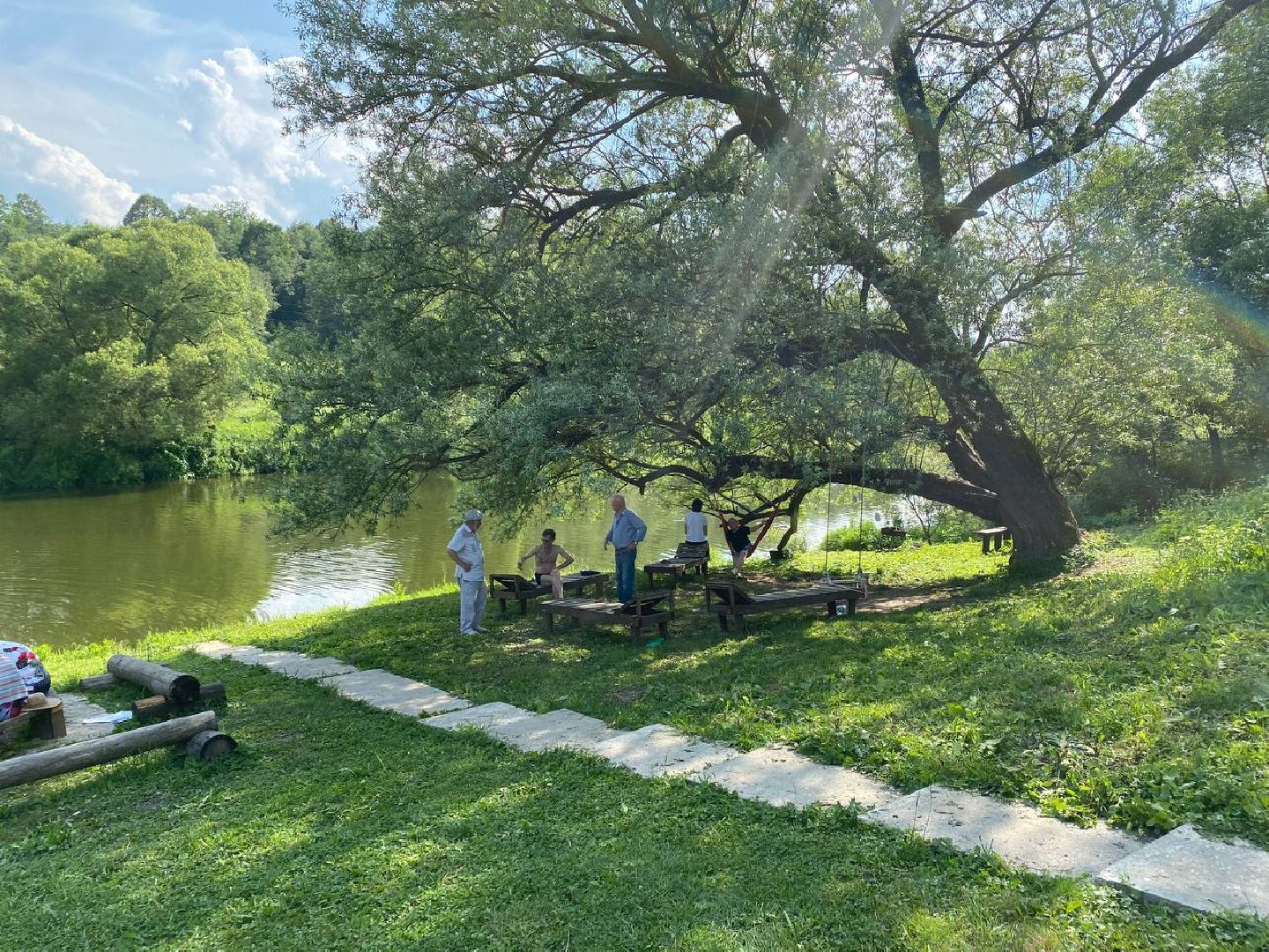 Чехов, фермер, ветераны, отдых, природа, ферма