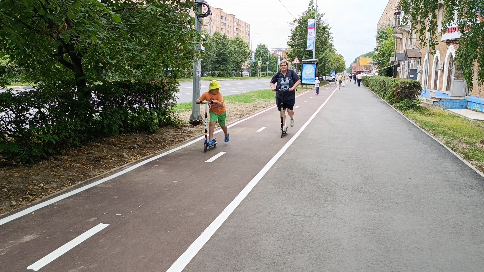 Лобня, велодорожка, спорт