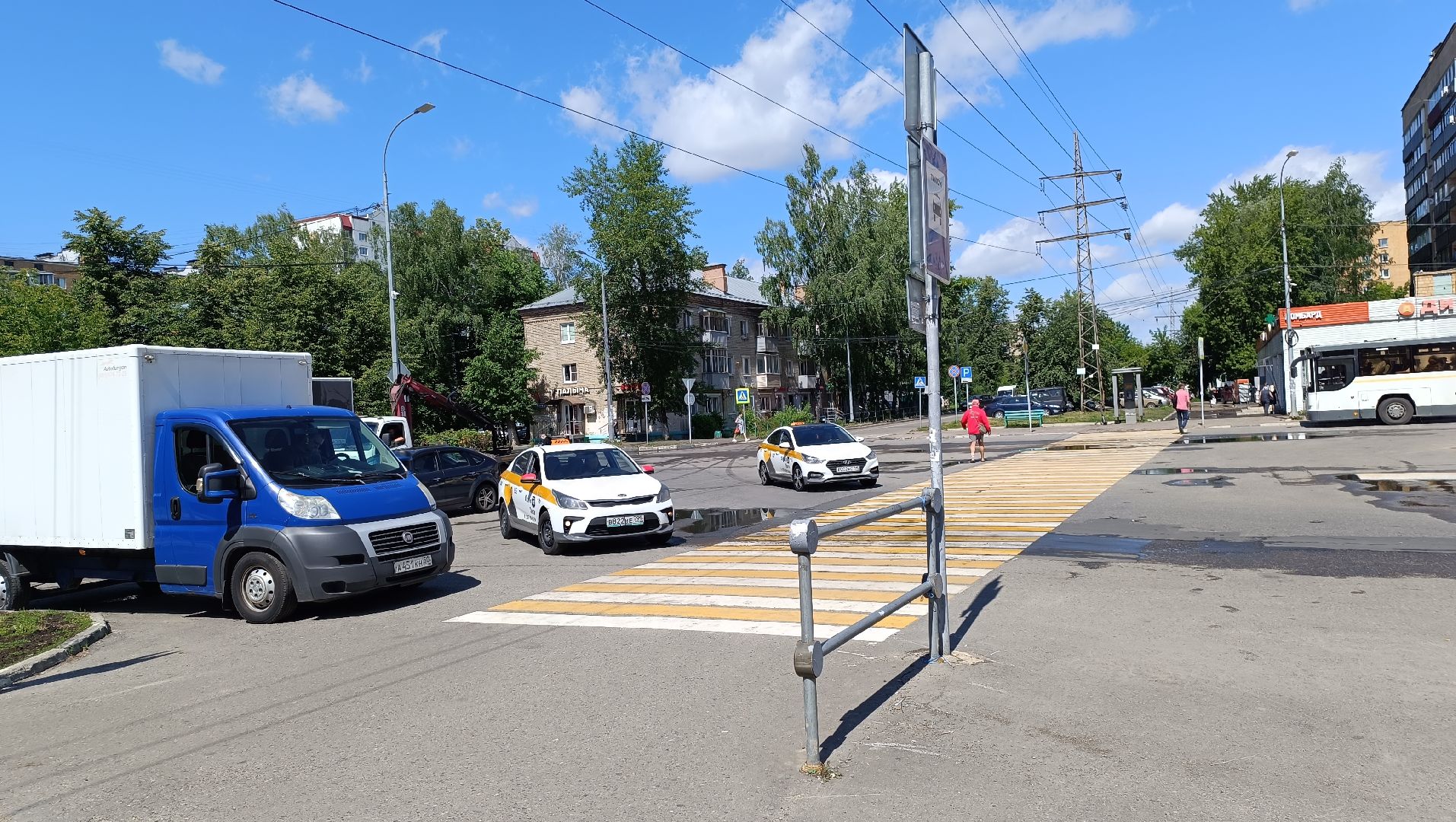 Лобня, дорога, пешеход