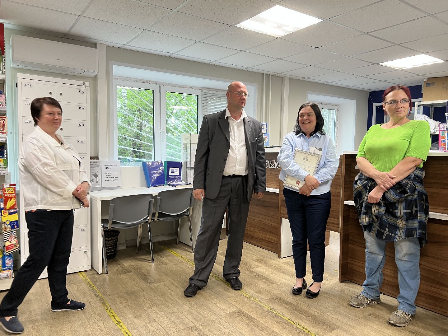 Химки, Фирсановка, Почта России, праздник