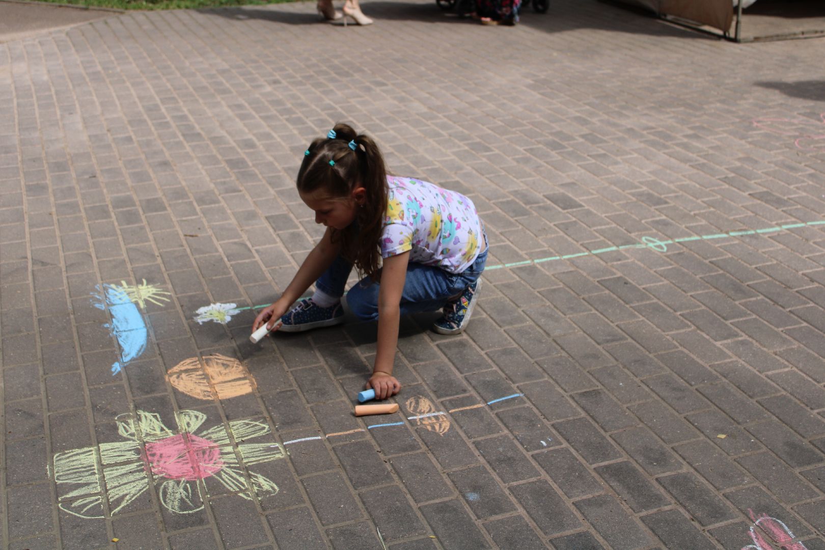 Парки,творчество,культура,дети, ромашка, цветы, лето в подмосковье,
